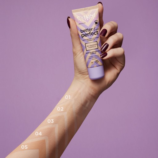 Eveline Cosmetics Better than perfect podkład 01 - obrazek 2