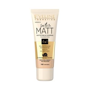 Eveline Cosmetics Satin Matt podkład do twarzy No 103 - Natural