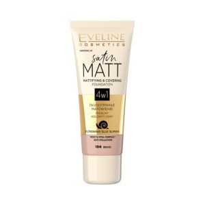 Eveline Cosmetics Satin Matt podkład do twarzy No 104 - Beige