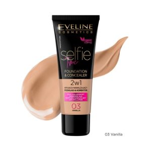 Eveline Cosmetics Selfie Time podkład i korektor No 03 - Vanilla