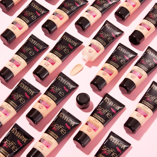 Eveline Cosmetics Selfie Time podkład i korektor No 04 - Natural - obrazek 6